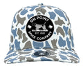 Blue & Green Camo Patch Hat
